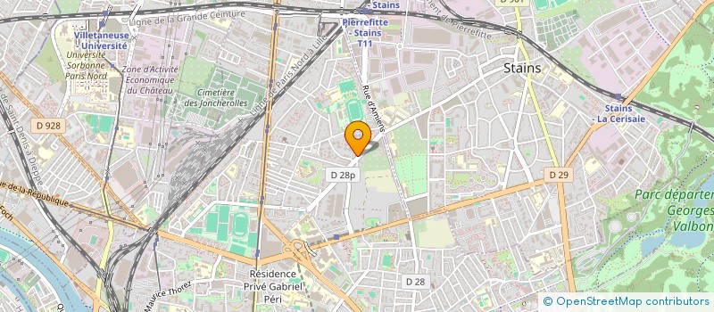 localisation de l'entreprise MAESTRA à PIERREFITTE-SUR-SEINE