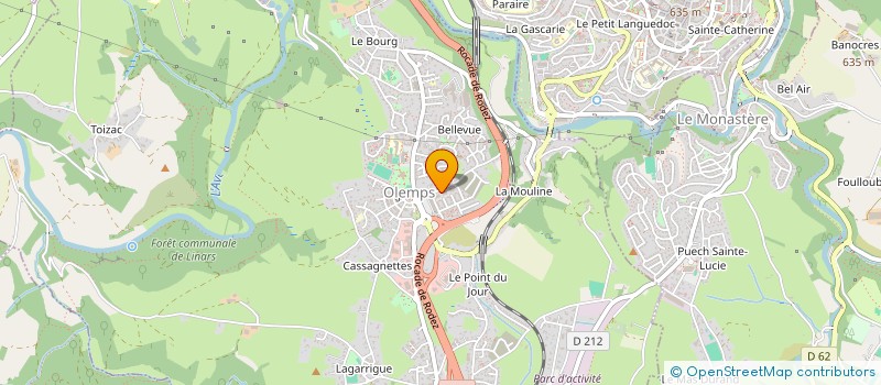 localisation de l'entreprise MAESTRE PAYSAGE  SEBAZAC-CONCOURES