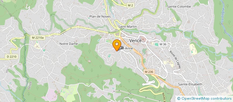 localisation de l'entreprise MAESTRI CRISPINO à VENCE