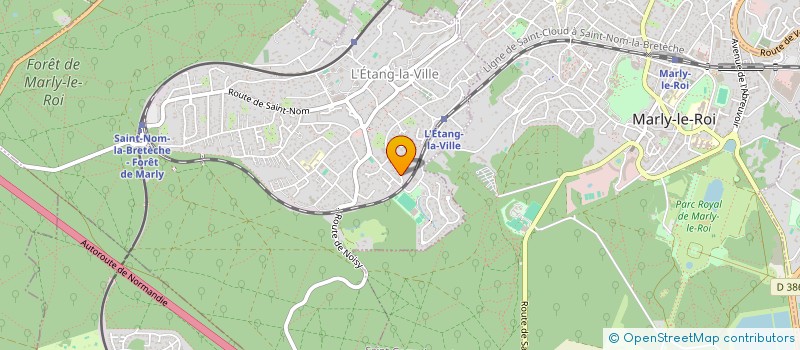 localisation de l'entreprise MAESTRIA à L'ETANG-LA-VILLE