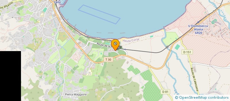 localisation de l'entreprise MAESTRIA à CALVI