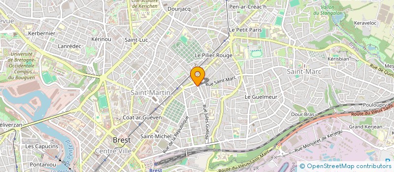 localisation de l'entreprise MAESTRIA à BREST