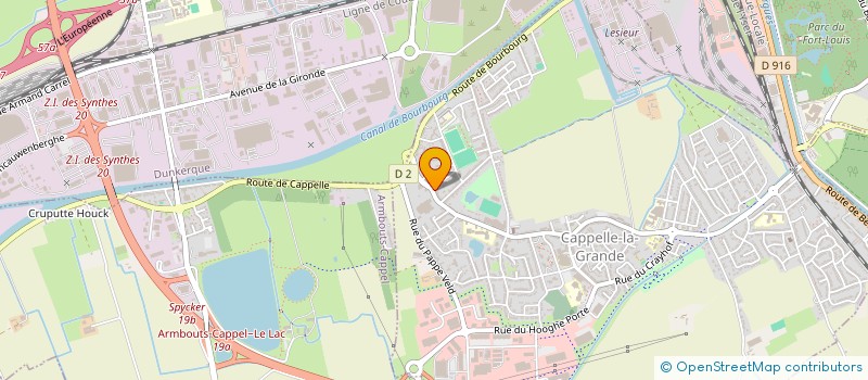 localisation de l'entreprise MAESTRIA  CAPPELLE-LA-GRANDE