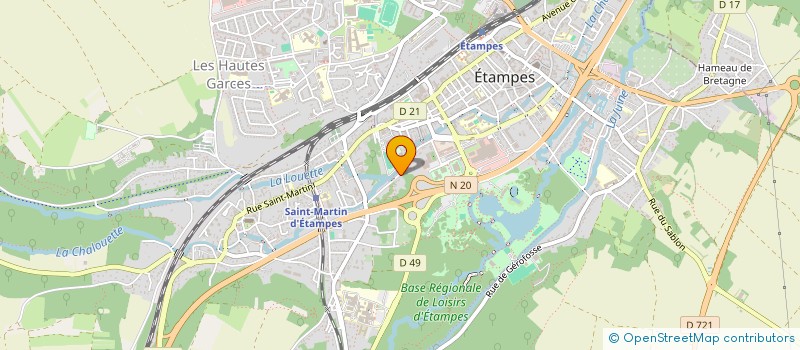 localisation de l'entreprise MAESTRIA & DEVELOPPEMENT  ETAMPES