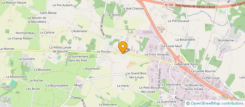 localisation de l'entreprise MAESTRIA INNOVATION à COUERON