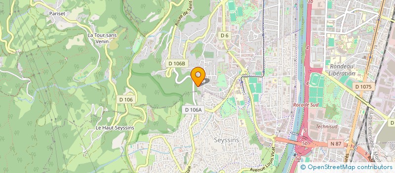 localisation de l'entreprise MAESTRIA PATRIMOINE à SEYSSINET-PARISET