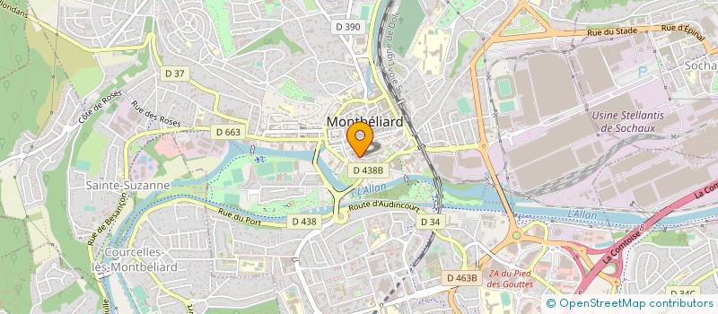 localisation de l'entreprise MAESTRIA SARL  MONTBELIARD