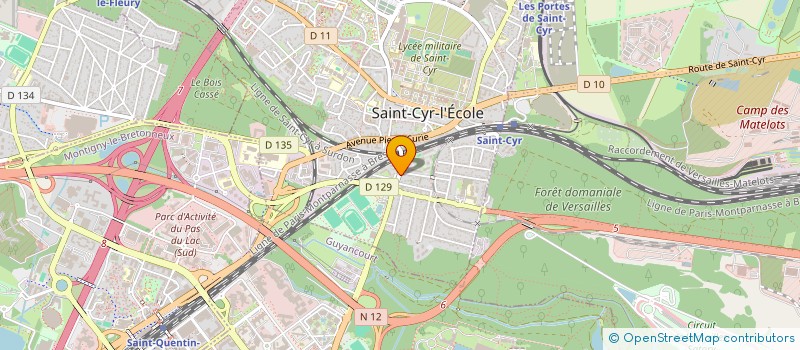 localisation de l'entreprise MAESTRO à SAINT-CYR-L'ECOLE