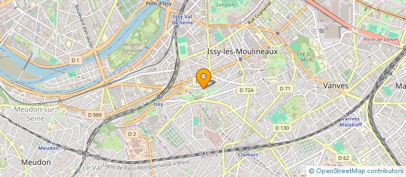 localisation de l'entreprise MAESTRO à ISSY-LES-MOULINEAUX