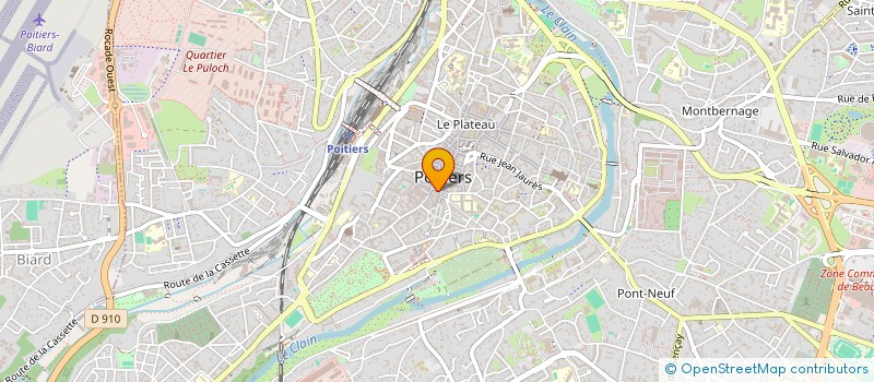 localisation de l'entreprise MAESTRO à POITIERS