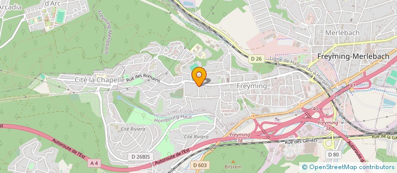 localisation de l'entreprise MAESTRO BUILDING  FREYMING-MERLEBACH