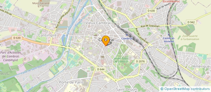 localisation de l'entreprise MAESTRO COIFFURE  CAMBRAI