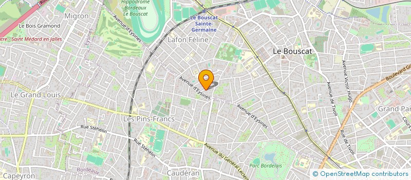 localisation de l'entreprise MAESTRO CONSULTING  LE BOUSCAT