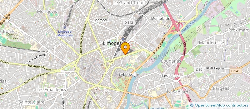 localisation de l'entreprise MAESTRO G à LIMOGES