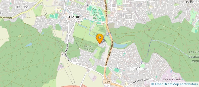 localisation de l'entreprise MAESTRO GB  PLAISIR