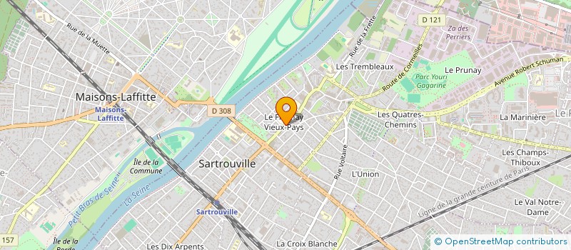 localisation de l'entreprise MAESTRO PIZZA à SARTROUVILLE