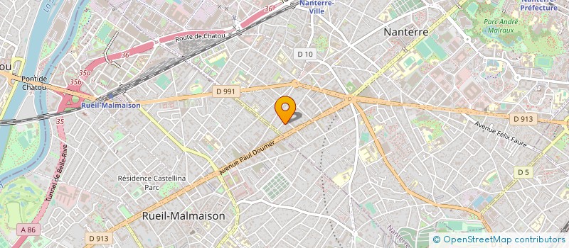 localisation de l'entreprise MAESTRO RENOV à NANTERRE