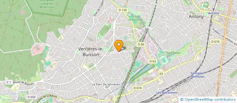 localisation de l'entreprise MAET à VERRIERES-LE-BUISSON