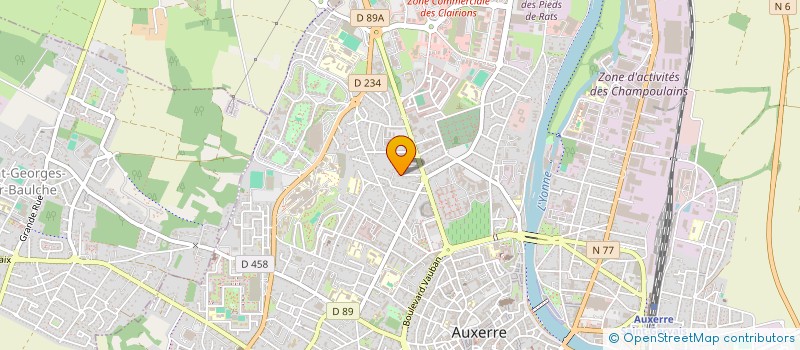 localisation de l'entreprise MAET CONSEILS à AUXERRE
