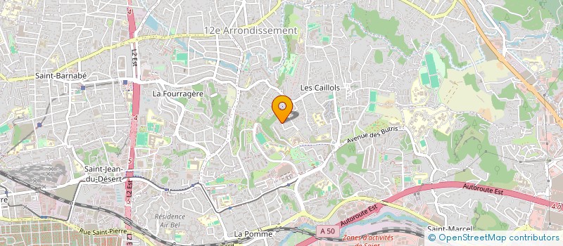 localisation de l'entreprise MAETA INVEST à MARSEILLE