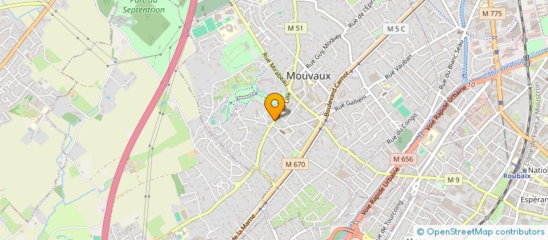 localisation de l'entreprise MAETHA à MOUVAUX