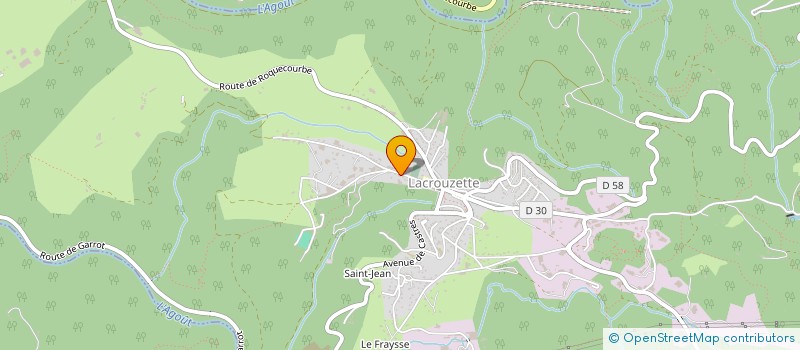 localisation de l'entreprise MAETIM  LACROUZETTE