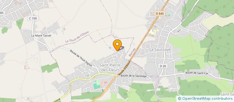 localisation de l'entreprise MAETIM  SAINT-PIERRE-DES-FLEURS