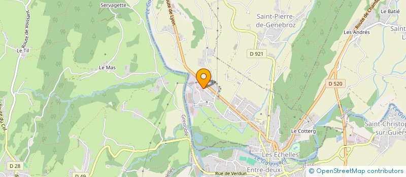 localisation de l'entreprise MAETISTE  LES ECHELLES