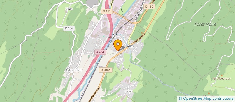 localisation de l'entreprise MAEV à GROISSIAT