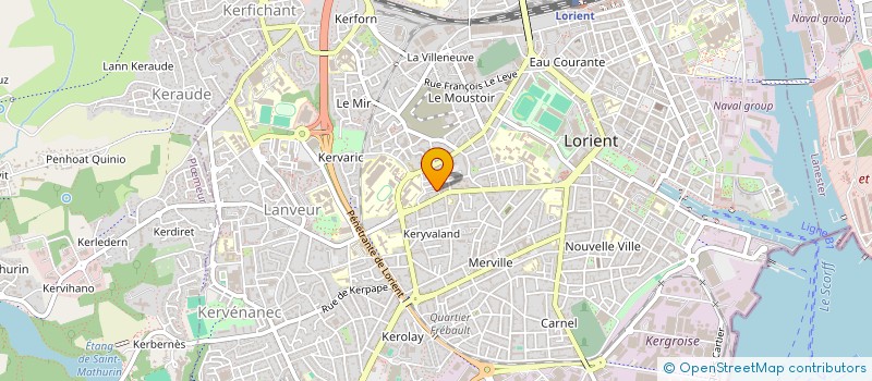 localisation de l'entreprise MAEV  LORIENT