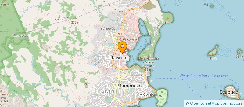 localisation de l'entreprise MAEVA à MAMOUDZOU