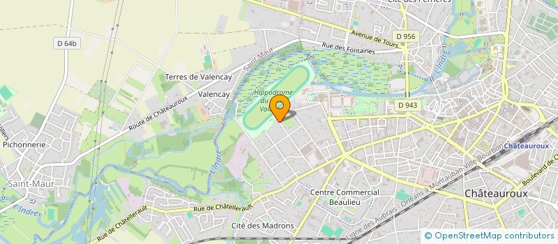 localisation de l'entreprise MAEVA 36  CHATEAUROUX