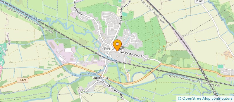 localisation de l'entreprise MAEVA  DETTWILLER