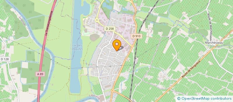 localisation de l'entreprise MAEVA à LIBOURNE