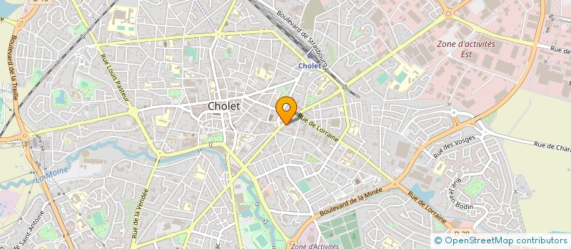 localisation de l'entreprise MAEVA à CHOLET