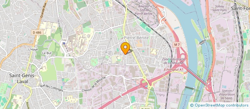 localisation de l'entreprise MAEVA  OULLINS-PIERRE-BENITE