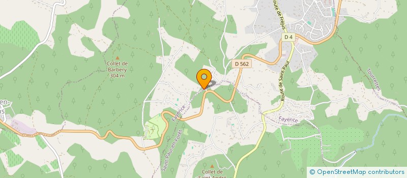localisation de l'entreprise MAEVA à FAYENCE