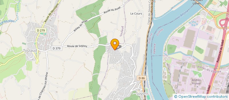 localisation de l'entreprise MAEVA  SOYONS