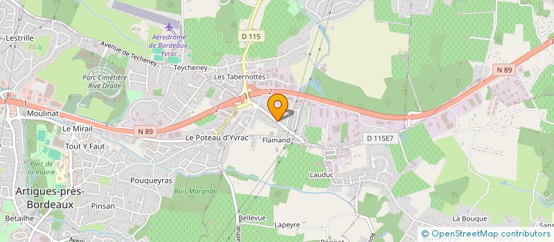 localisation de l'entreprise MAEVA  YVRAC