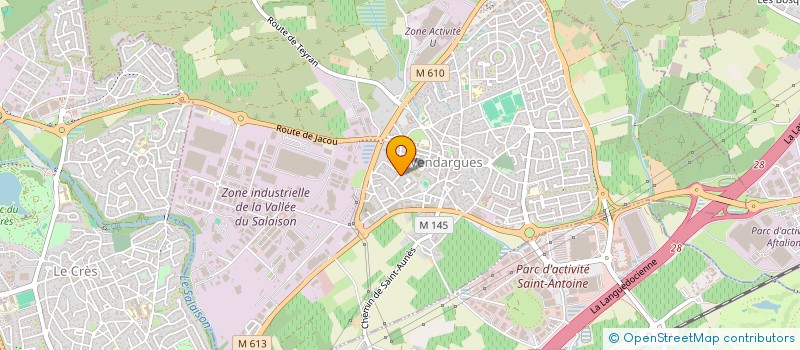 localisation de l'entreprise MAEVA à VENDARGUES