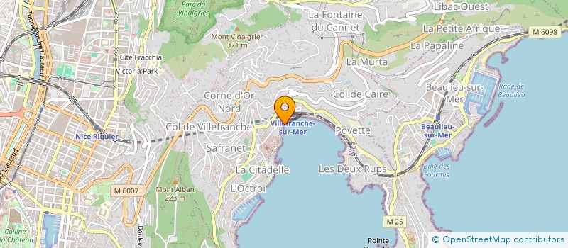 localisation de l'entreprise MAEVA AZUR à VILLEFRANCHE-SUR-MER