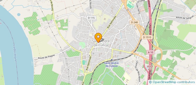 localisation de l'entreprise MAEVA BEAU'T à SAINT-ANDRE-DE-CUBZAC