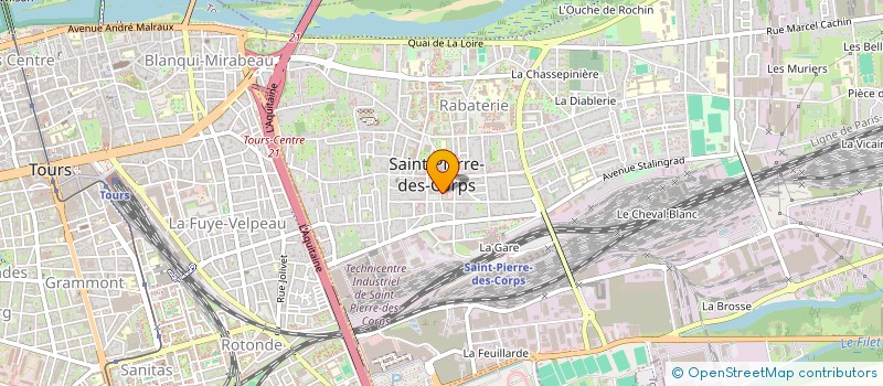 localisation de l'entreprise MAEVA COUTEILLE  SAINT-PIERRE-DES-CORPS