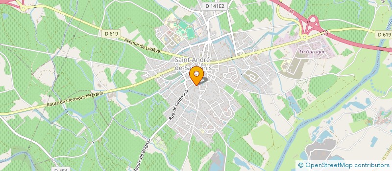 localisation de l'entreprise MAEVA DE SANGONIS  SAINT-ANDRE-DE-SANGONIS