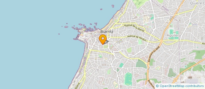 localisation de l'entreprise MAEVA DEVEZE IMMOBILIER à BIARRITZ