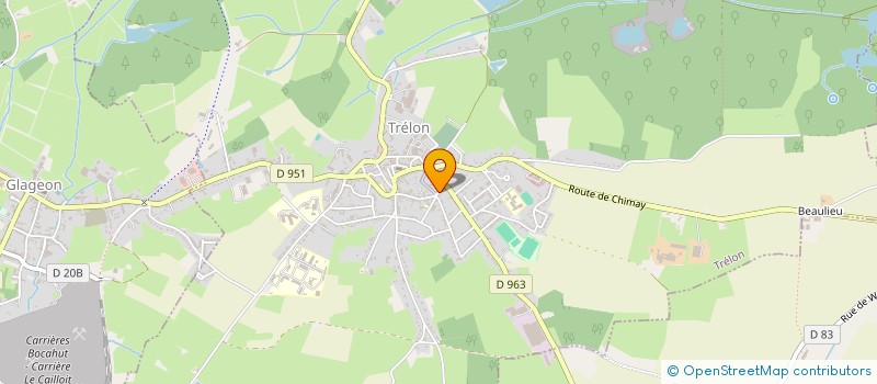 localisation de l'entreprise MAEVA EN AVESNOIS  TRELON