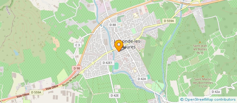 localisation de l'entreprise MAEVA II  LA LONDE-LES-MAURES