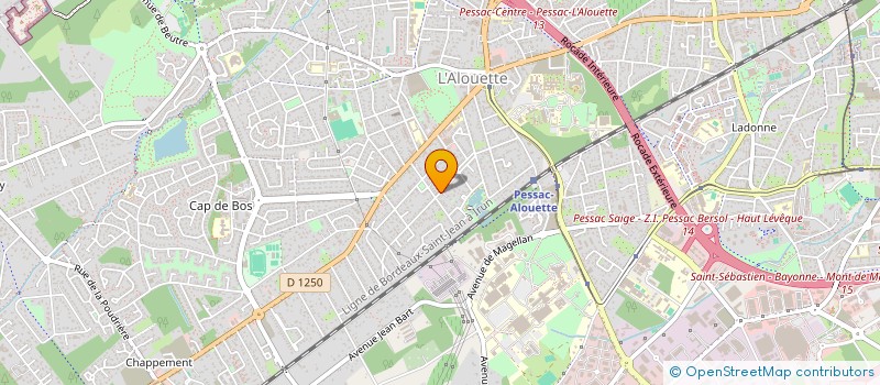 localisation de l'entreprise MAEVA IMMO  PESSAC