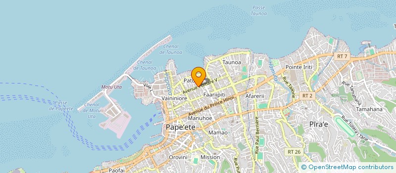 localisation de l'entreprise MAEVA IMMOBILIER à PAPEETE