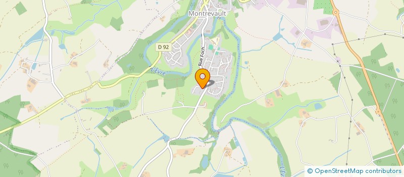 localisation de l'entreprise MAEVA JOLY à MONTREVAULT-SUR-EVRE